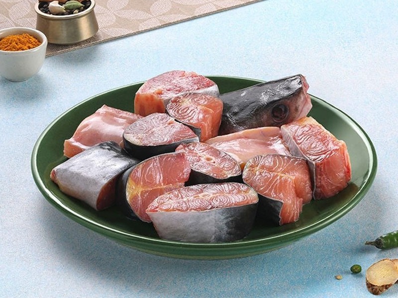 River Pangash Fish Steak include head pieces (Size: 1.5kg)